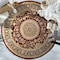 World Rug Gallery Traditional Oriental Medallion Design Area Rug 6'6'' Round Burgundy 101BURGUNDY6RND - alternate 1